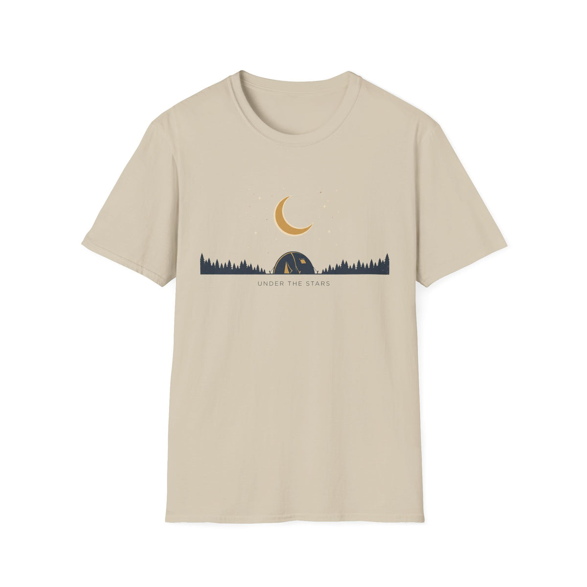 Under The Stars T-Shirt | Camping Quote Tee