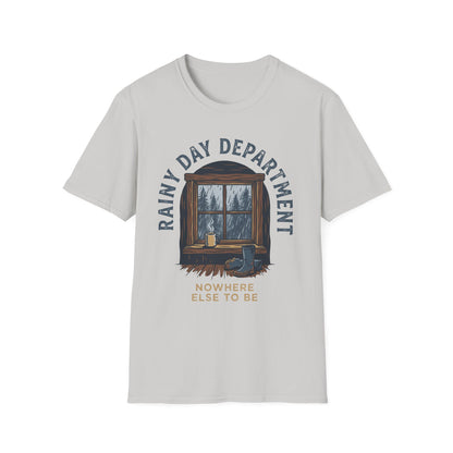 Rainy Day Department T-Shirt | Cabin Quote Tee