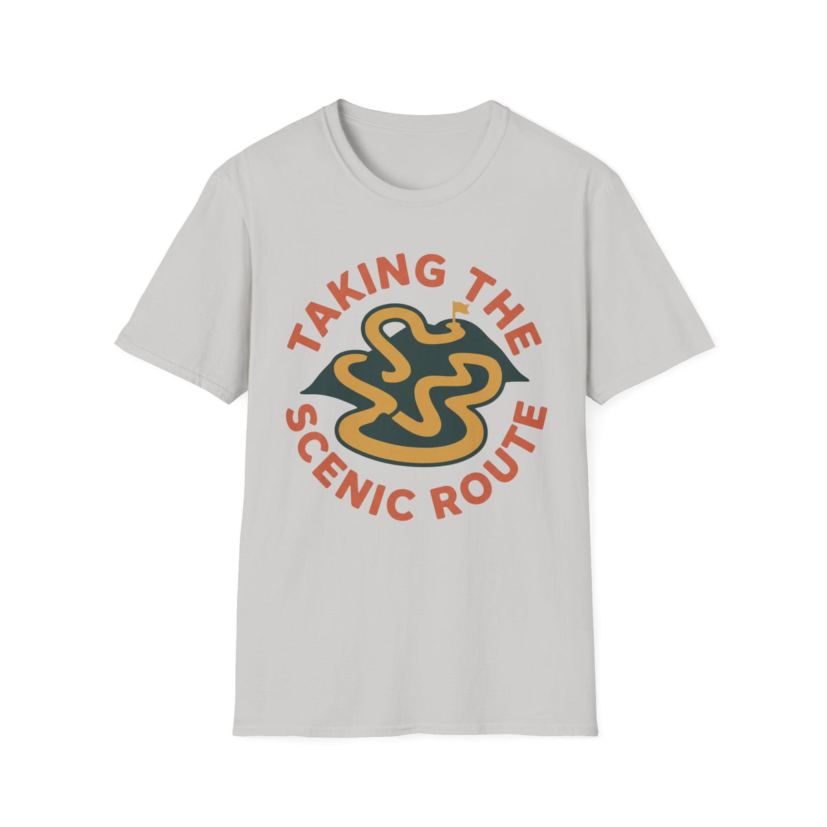 Scenic Route T-Shirt | Hiking Quote Tee