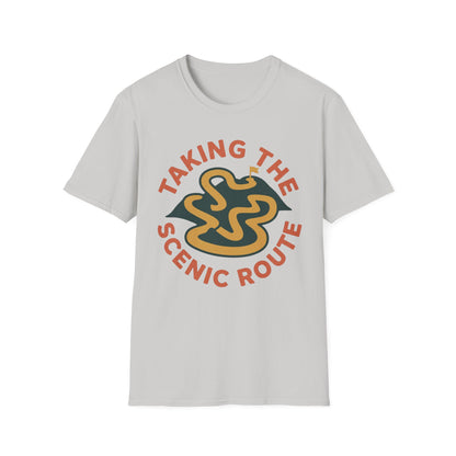 Scenic Route T-Shirt | Hiking Quote Tee
