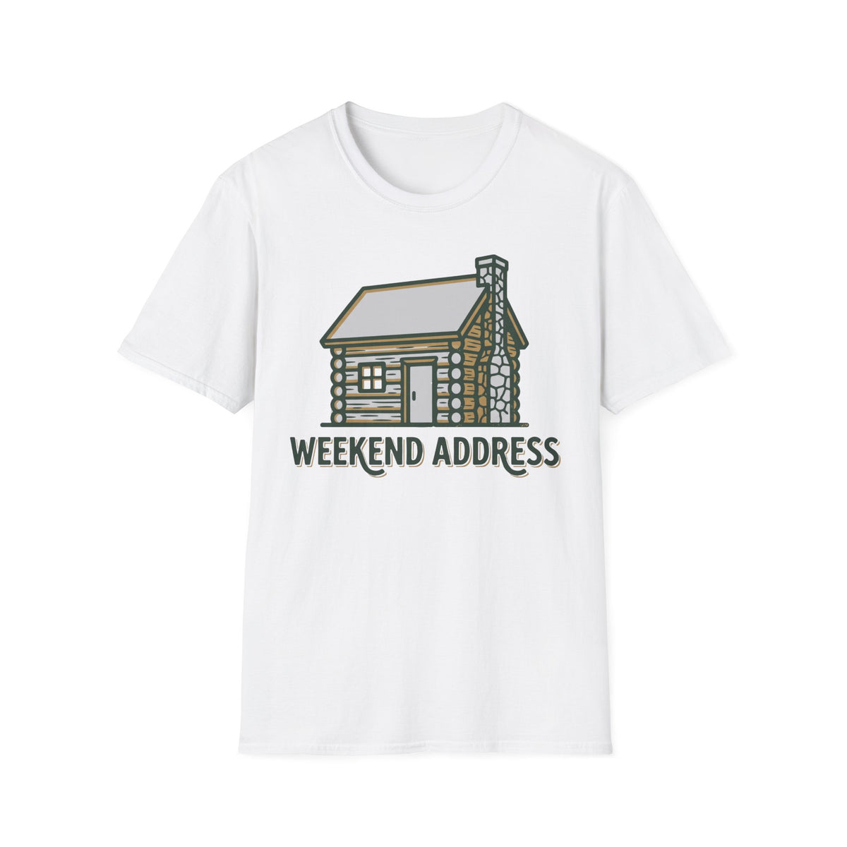 Weekend Address T-Shirt | Cabin Quote Tee