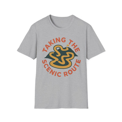Scenic Route T-Shirt | Hiking Quote Tee