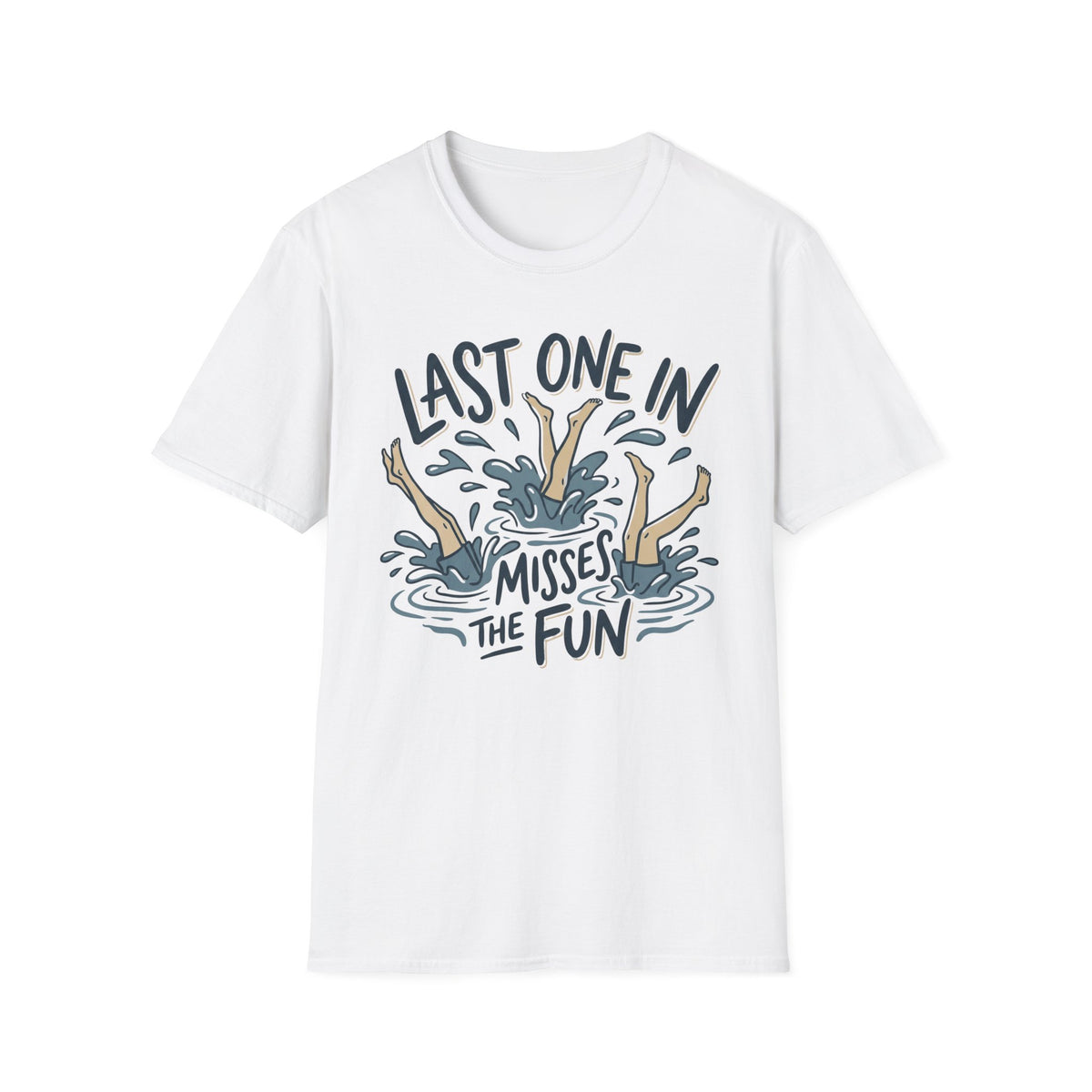 Last One In T-Shirt | Lake Day Quote Tee