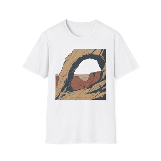 Just Passing Through T-Shirt | Hiking Quote Tee