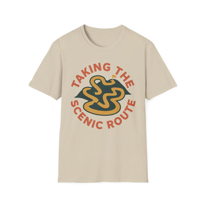 Scenic Route T-Shirt | Hiking Quote Tee
