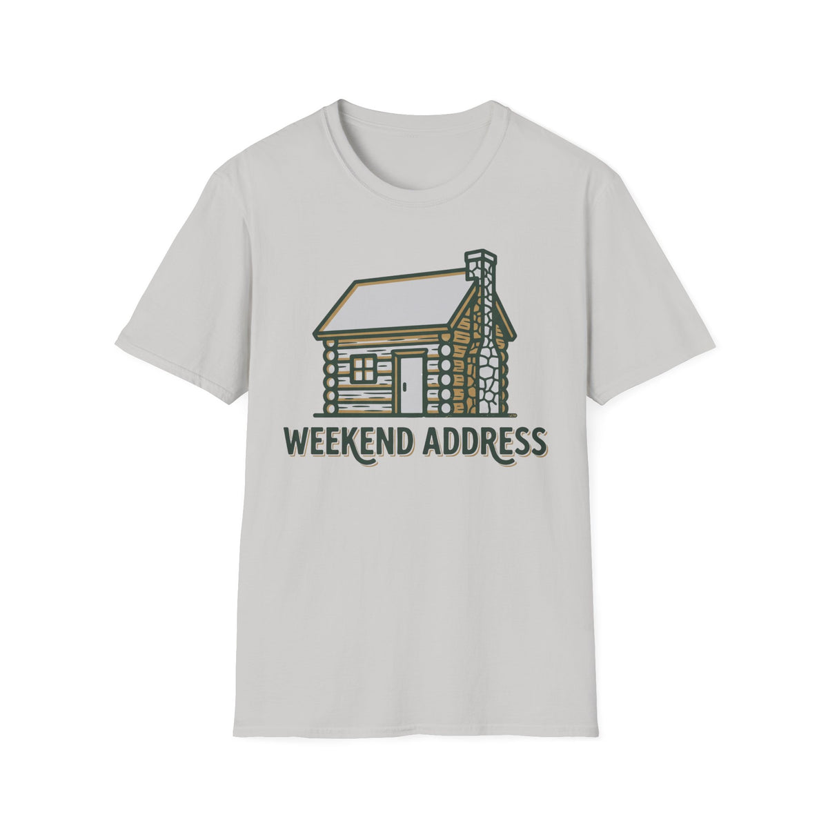 Weekend Address T-Shirt | Cabin Quote Tee