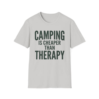 Camping Is Cheaper T-Shirt | Camping Quote Tee