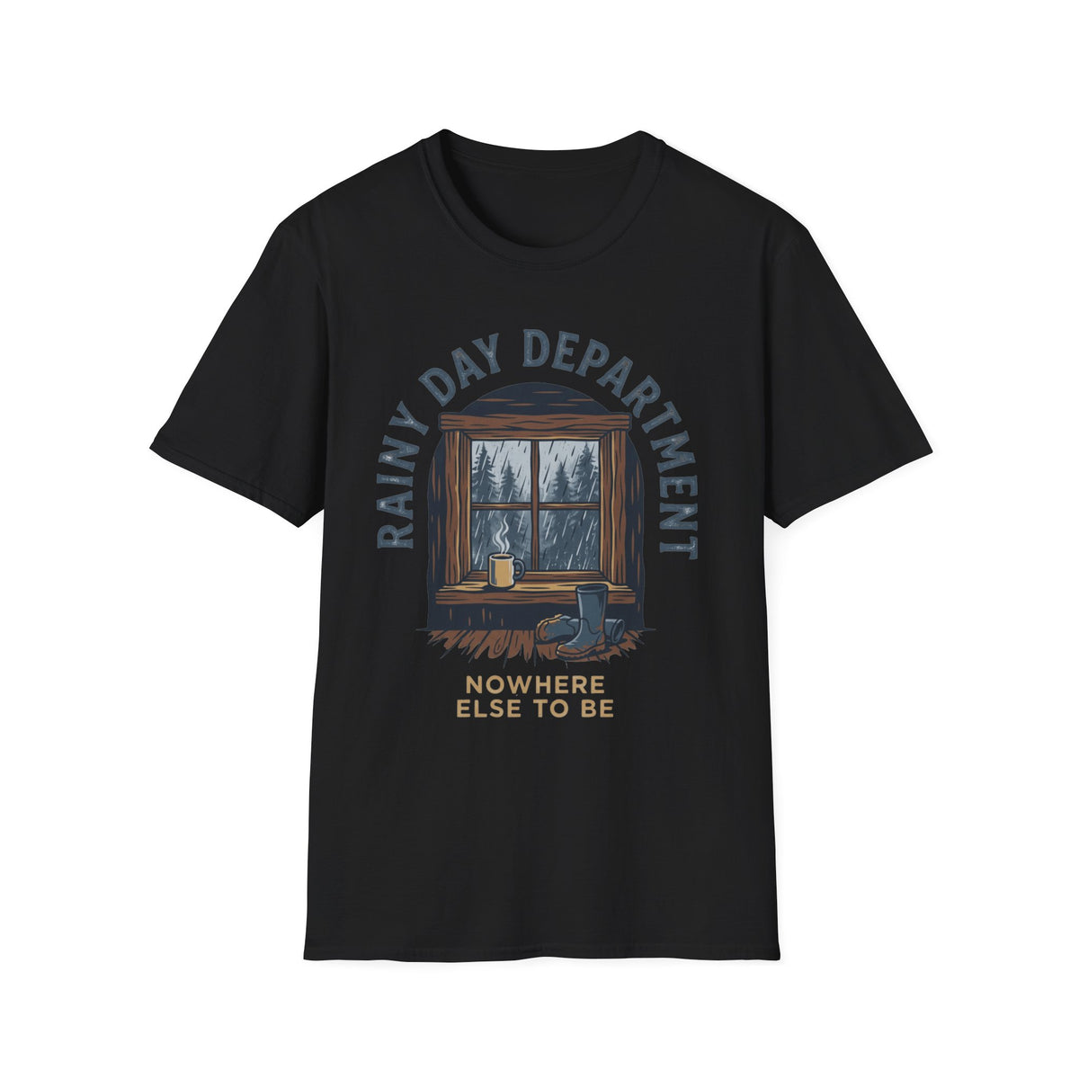 Rainy Day Department T-Shirt | Cabin Quote Tee