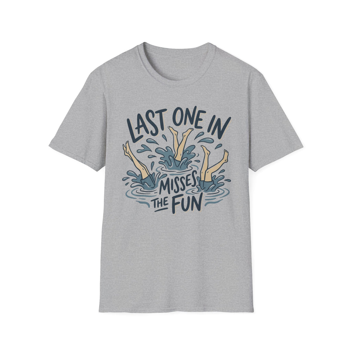 Last One In T-Shirt | Lake Day Quote Tee
