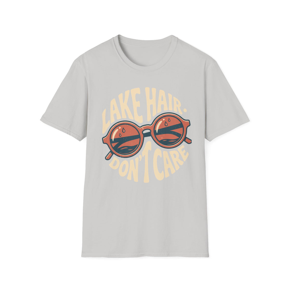 Lake Hair Dont Care T-Shirt | Lake Day Quote Tee