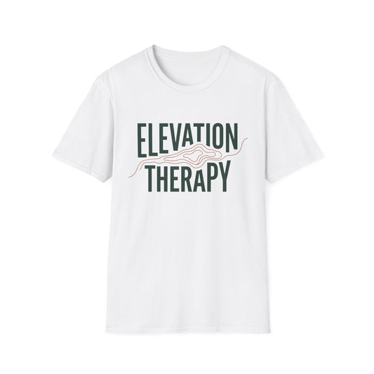 Elevation Therapy T-Shirt | Hiking Quote Tee