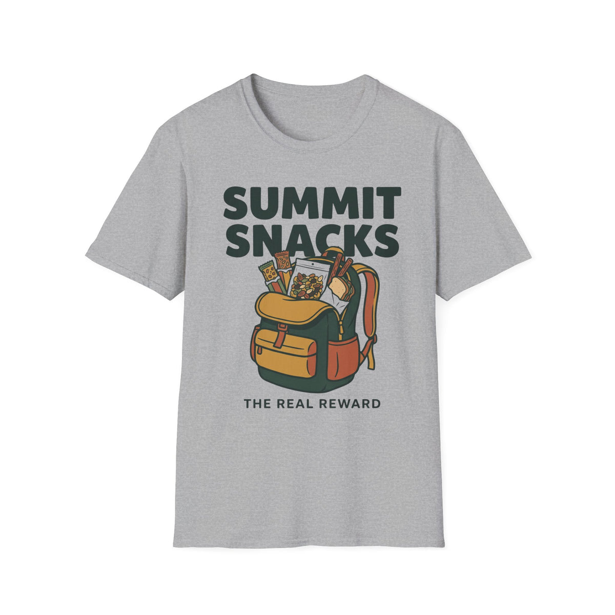Summit Snacks T-Shirt | Hiking Quote Tee