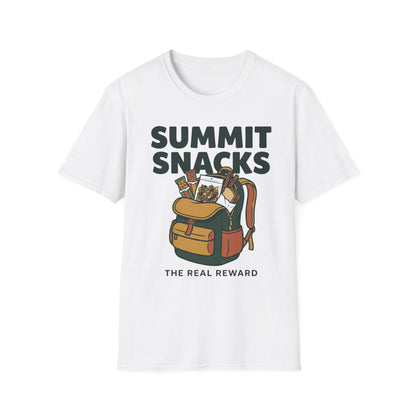 Summit Snacks T-Shirt | Hiking Quote Tee