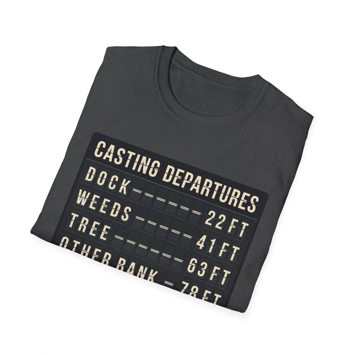 Casting Departure Fishing Humor T Shirt