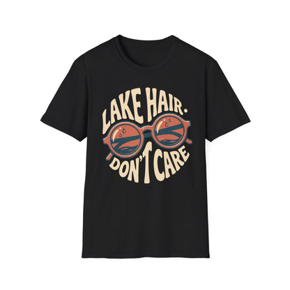 Lake Hair Dont Care T-Shirt | Lake Day Quote Tee