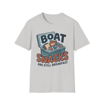 Boat Snacks T-Shirt | Lake Day Quote Tee