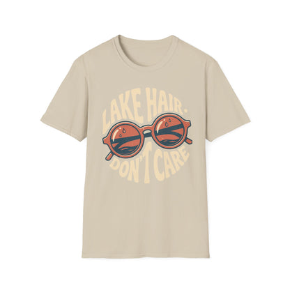 Lake Hair Dont Care T-Shirt | Lake Day Quote Tee