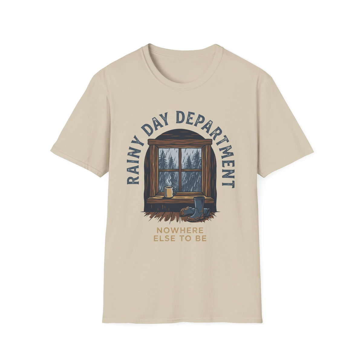Rainy Day Department T-Shirt | Cabin Quote Tee