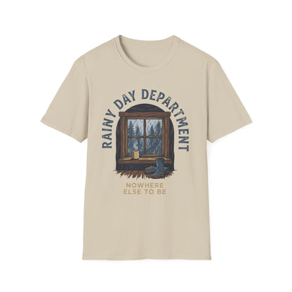 Rainy Day Department T-Shirt | Cabin Quote Tee