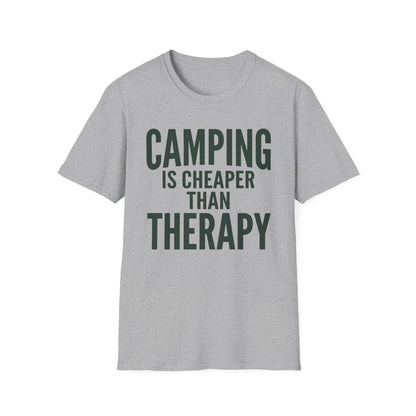 Camping Is Cheaper T-Shirt | Camping Quote Tee