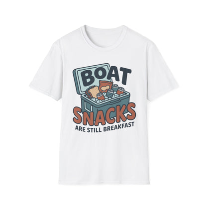 Boat Snacks T-Shirt | Lake Day Quote Tee
