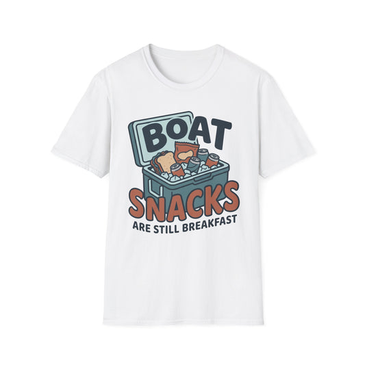 Boat Snacks T-Shirt | Lake Day Quote Tee