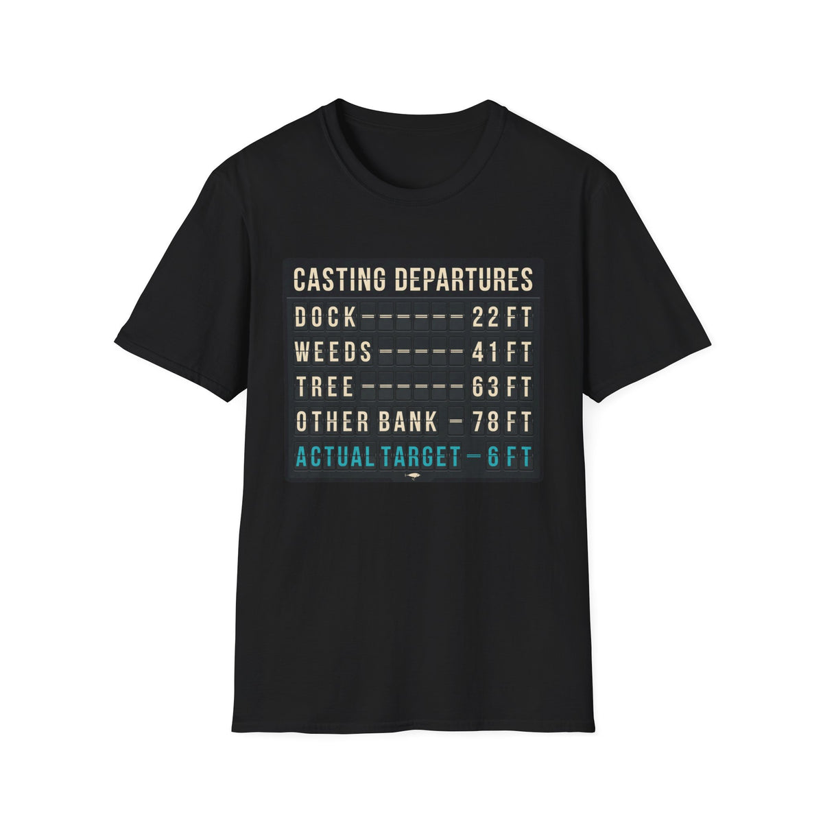 Casting Departure Fishing Humor T Shirt