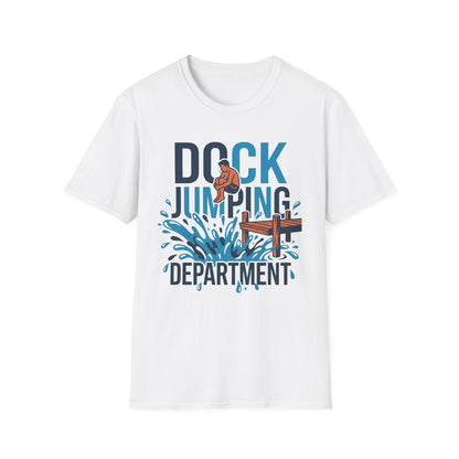 Dock Jumping Department T-Shirt | Lake Day Quote Tee