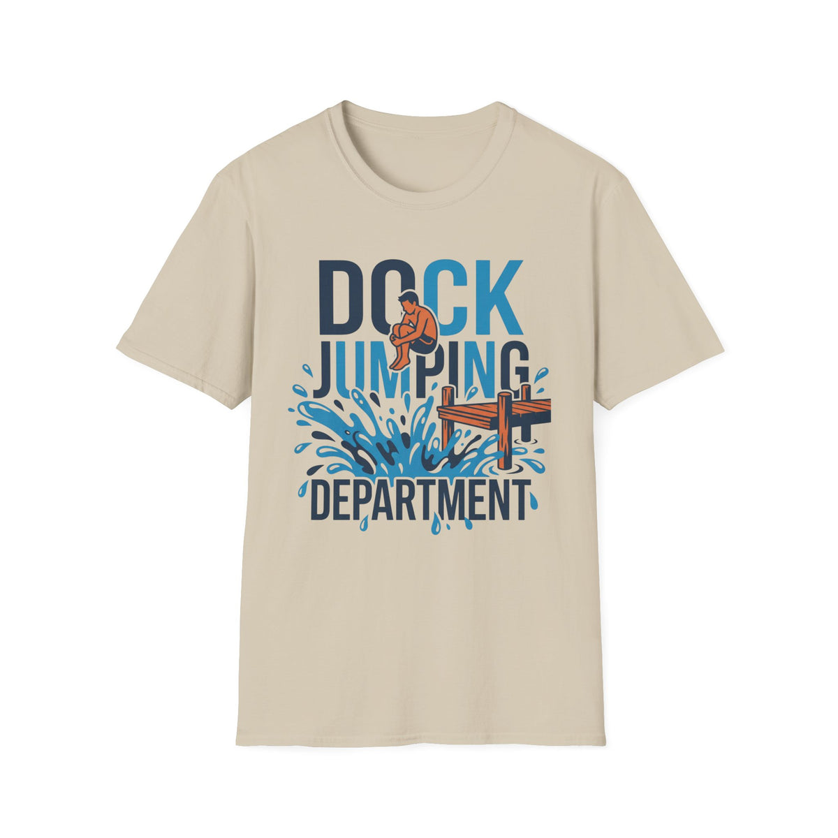 Dock Jumping Department T-Shirt | Lake Day Quote Tee
