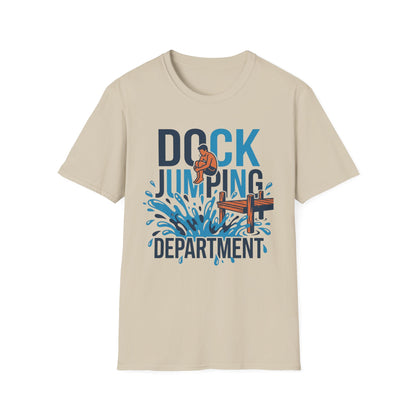 Dock Jumping Department T-Shirt | Lake Day Quote Tee