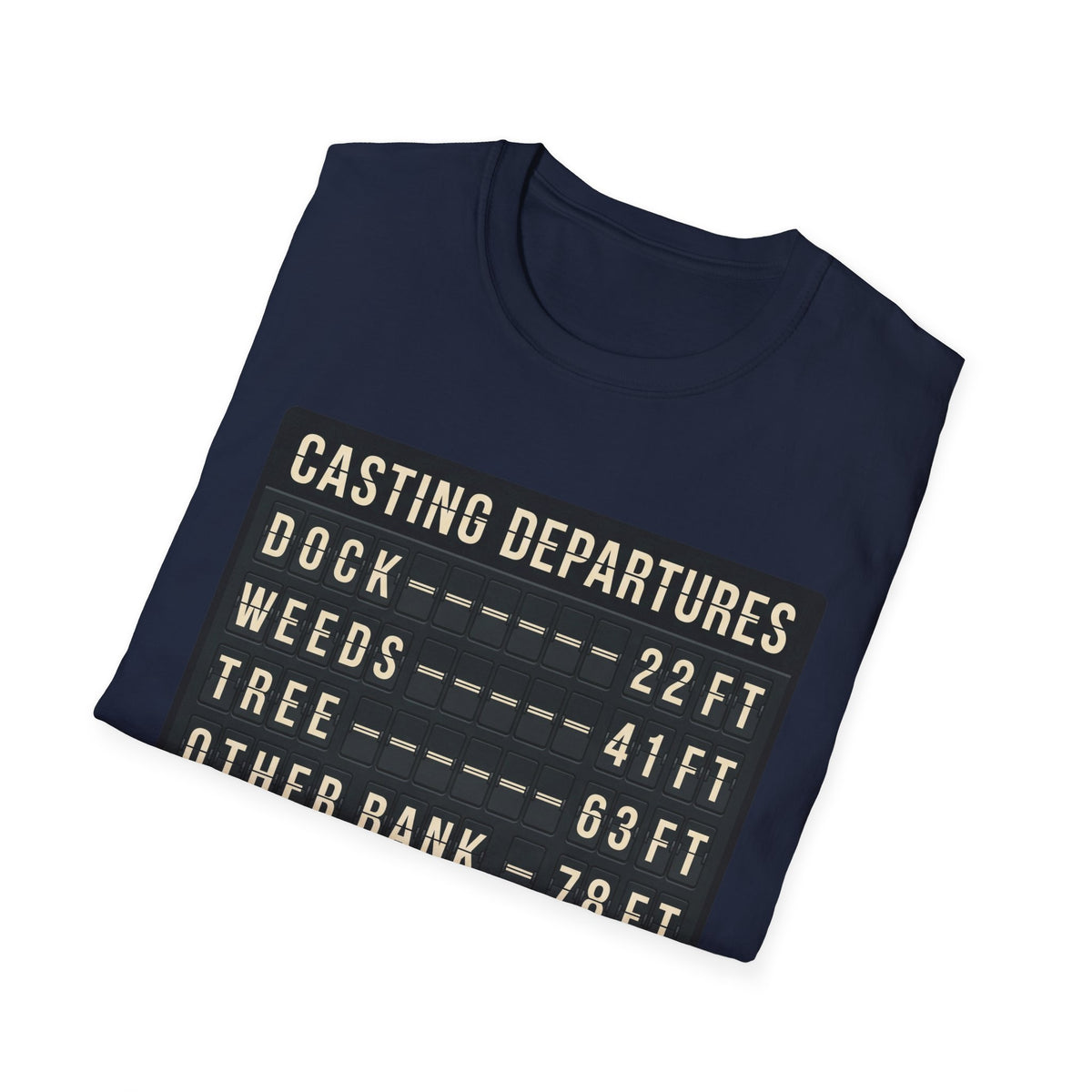 Casting Departure Fishing Humor T Shirt